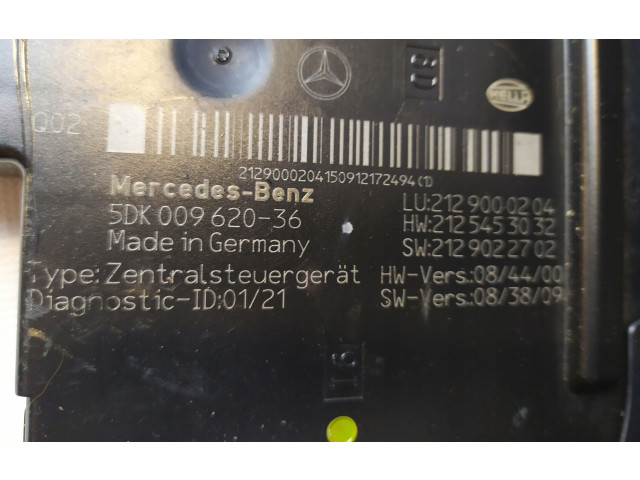 Pojistková skříňka Řídící jednotka BSM 2129000204   Mrcedes-Benz E W212 2009