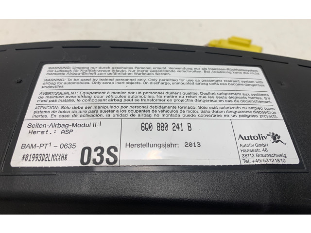Рулевая рейка  Надувная подушка для сиденья 6Q0880241B, 0635   Skoda Fabia Mk2 (5J) 2007 - 2014 года