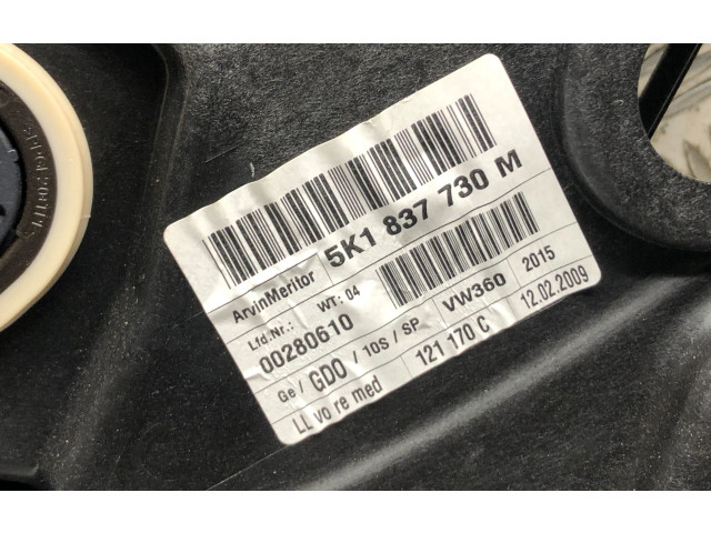 Vstřikovač 5K1837730M, 5K0837756G   Volkswagen Golf VI    CBA 