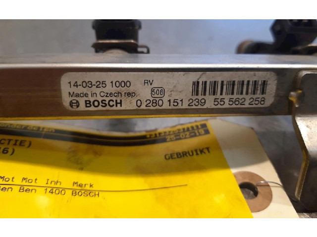 Vstřikovací lišta 0280151239, 0280151239   Opel Adam    A14XER 