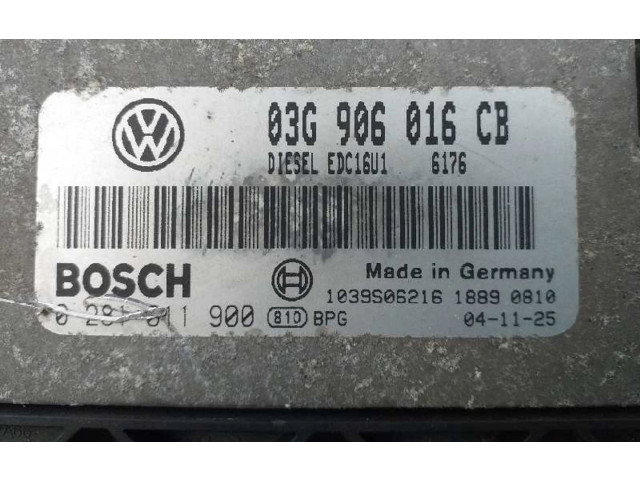 Řídící jednotka 03G906016CB, 0281011900   Volkswagen Golf SportWagen 2005