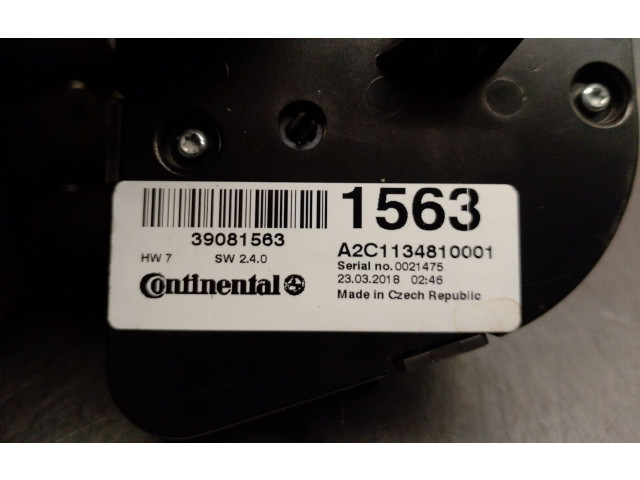 Блок управления климат-контролем 39081563, 39081563   Opel Zafira C