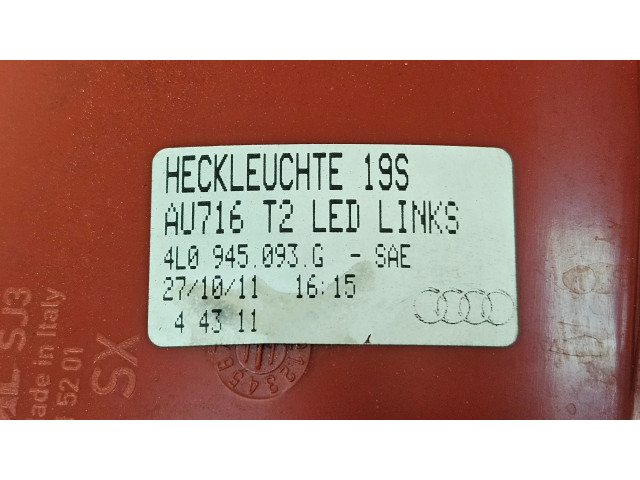 Задний фонарь левый 4L0945093G    Audi Q7 4L   2005-2015 года
