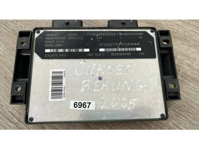 Блок управления двигателя R04080035B   Citroen Berlingo