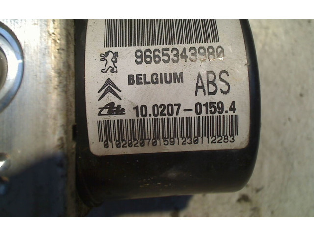 Jednotka ABS 9665343980, 9665343980   Peugeot 207 2010
