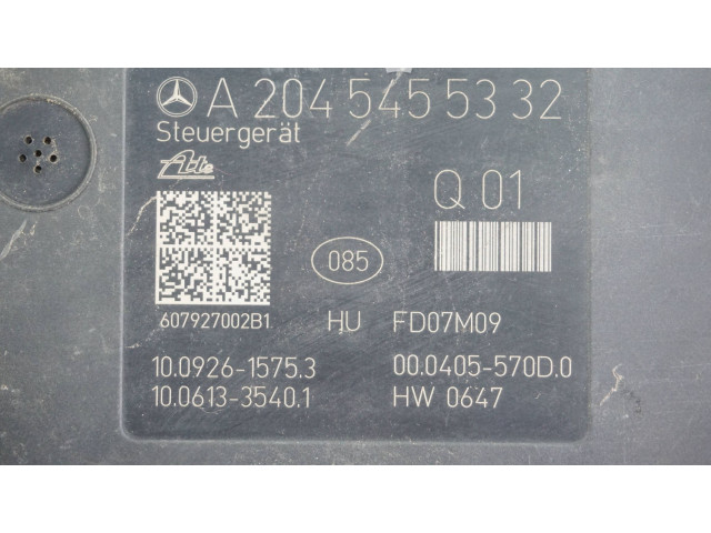 Jednotka ABS A2044310612, A2045455332   Mercedes-Benz C W204 2007
