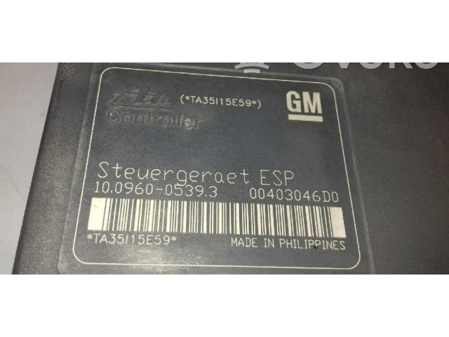 Jednotka ABS 13213610, 10020602064   Opel Astra G 2006
