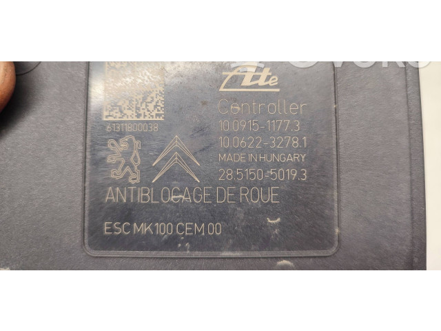 Jednotka ABS 9804162080, 10022002314   Peugeot 208 2014