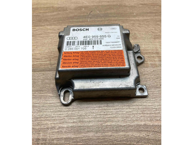 Блок подушек безопасности 4E0959655G, 0285001705   Audi A8 S8 D3 4E