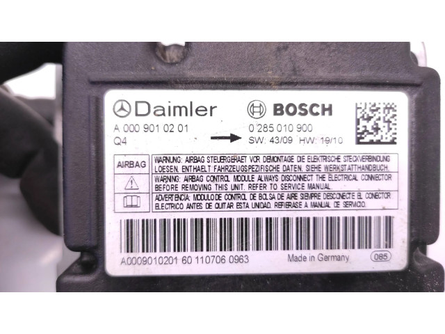 Блок подушек безопасности 0285010000, A0009010201   Mercedes-Benz Vito Viano W639
