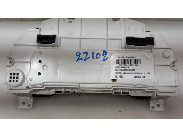 Панель приборов 769166760   Toyota Land Cruiser (J120)       