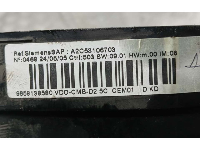 Přístrojová deska  Peugeot 407 2004 9658138580, A2C53106703  