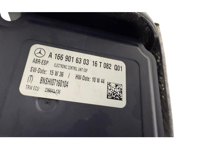 Jednotka ABS A1669016303, A1664310400   Mercedes-Benz GL X166 2016