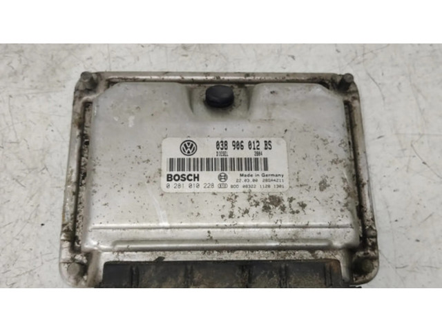 Блок управления двигателя 0281010228, 038906012BS   Seat Leon (1M)