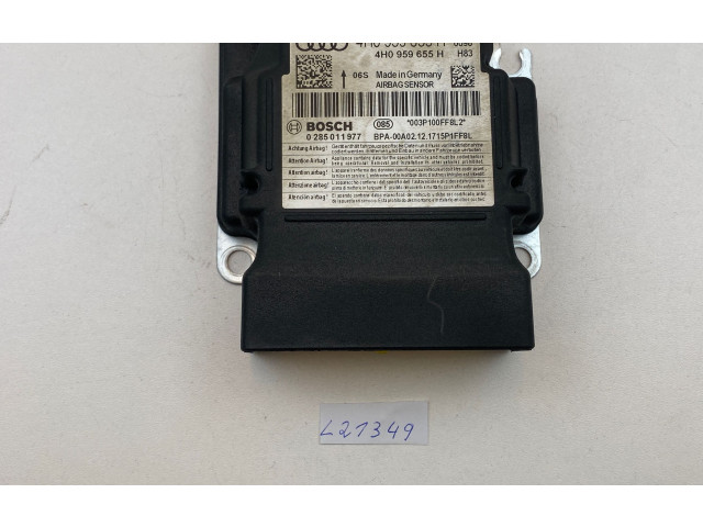 Блок подушек безопасности 4H0959655H, 0285011977   Audi A6 S6 C7 4G
