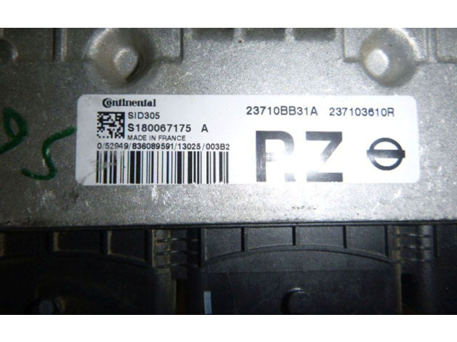 Řídící jednotka 23710BB31A, 23710BB31A   Nissan Qashqai 2007