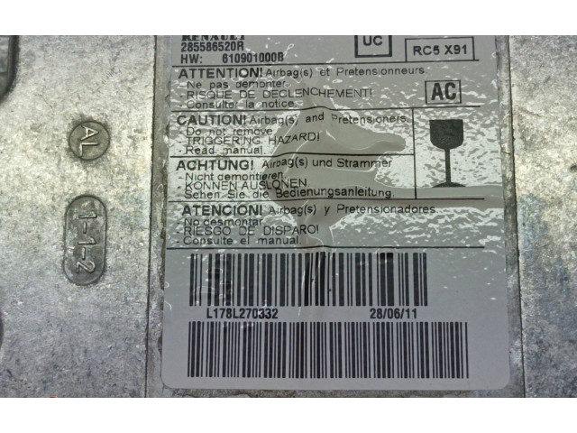 Блок подушек безопасности 285586520R   Renault Laguna III