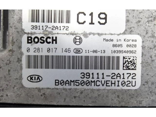 Řídící jednotka 391172A172, 391112A172   KIA Soul 2011