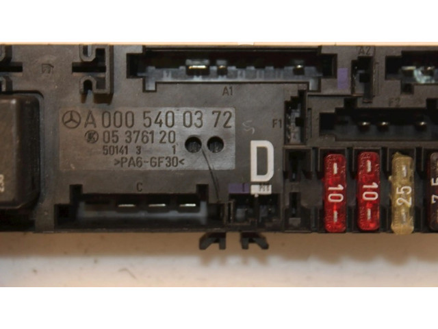   Pojistková skříňka A0005400372, A0005400372   Mercedes-Benz C W202 1998