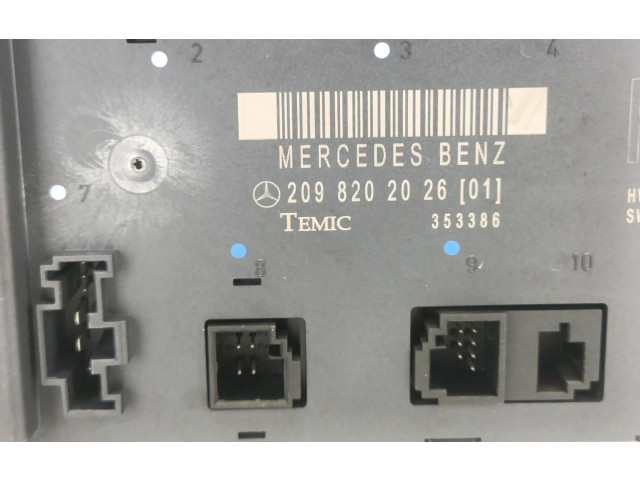 Блок управления 2098202026   Mercedes-Benz CLK A209 C209