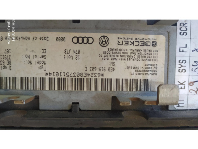 Дисплей    4E0919603E   Audi A8 S8 D3 4E