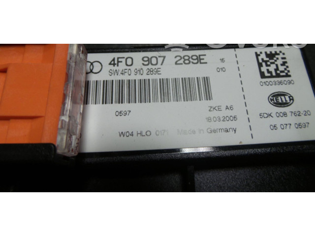 Pojistková skříňka Řídící jednotka BSM 4F0907389E   Audi A6 S6 C6 4F 2005