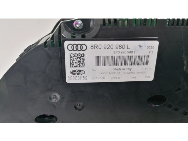 Панель приборов 8R0920980L   Audi Q5 SQ5       