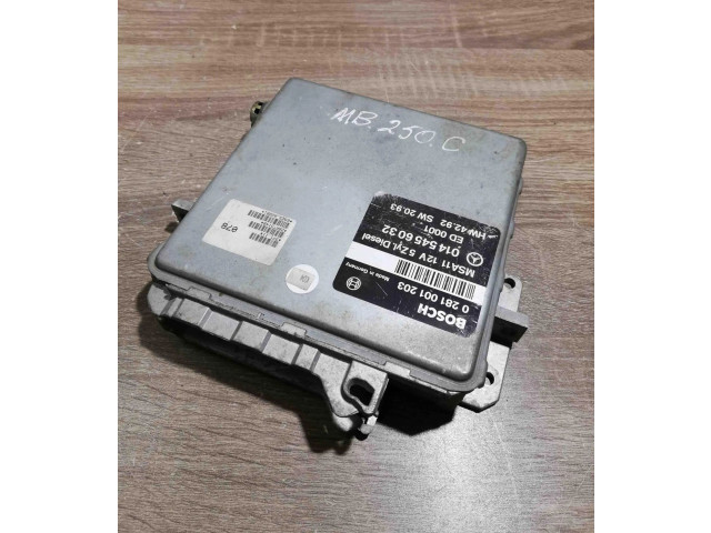 Řídící jednotka 0145456032, 0281001203   Mercedes-Benz C W202 1993