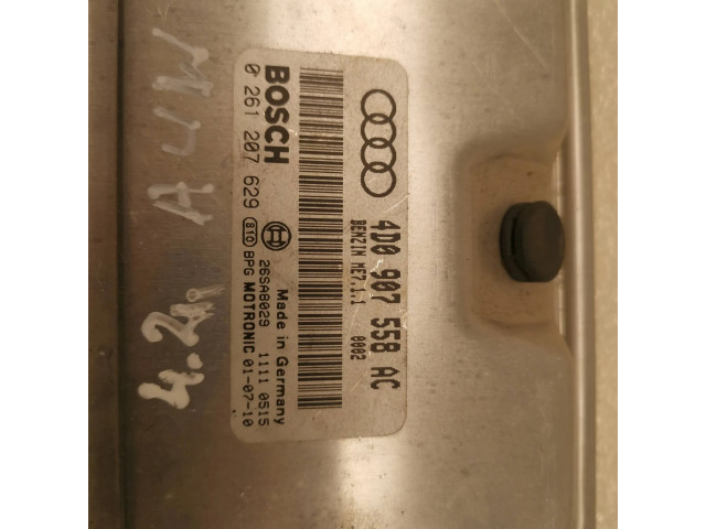 Блок управления двигателя 4D0907558AC, 26SA8029   Audi A8 S8 D2 4D