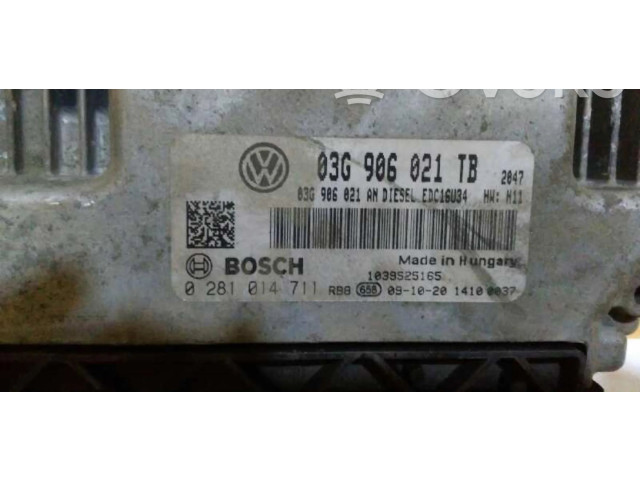 Řídící jednotka 0281014711   Skoda Octavia Mk2 (1Z) 2009