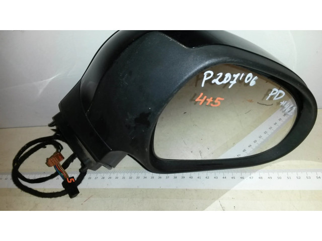 Zpětné zrcátko pravé Peugeot 207 2006  96806501XT, EXLD  