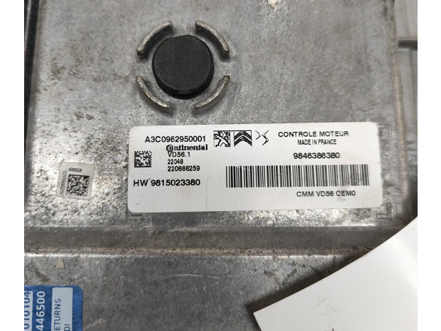 Řídící jednotka 9815023380, A2C0982950001   Opel Crossland X 2022