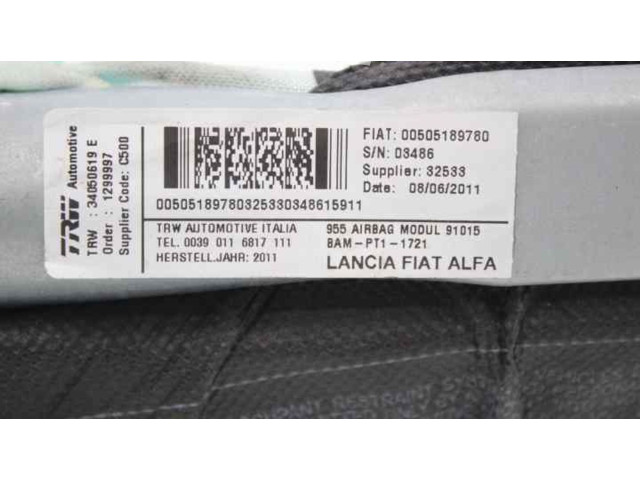 Боковая подушка безопасности 505189780   Alfa Romeo Mito