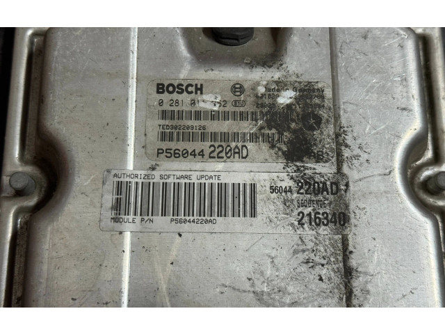 Řídící jednotka P56044220AD, 0281011152   Jeep Cherokee 2004