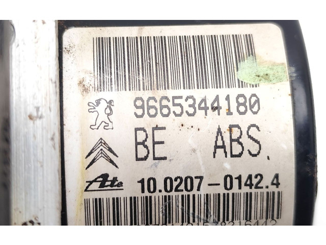 Jednotka ABS 9665344180, 10.0207-0142.4   Peugeot 207 2008