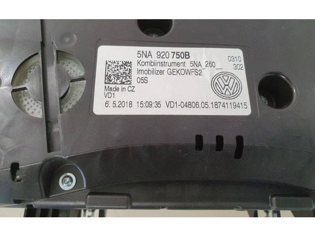 Přístrojová deska  Volkswagen Tiguan 2019 5NA920750B  