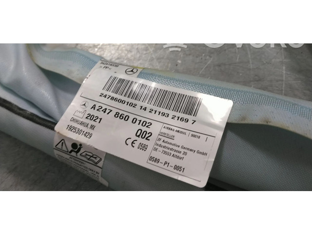 Боковая подушка безопасности A2478600102   Mercedes-Benz GLB x247