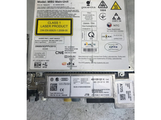 Блок управления двигателем Блок управления 4S0035021B   Audi R8 4S