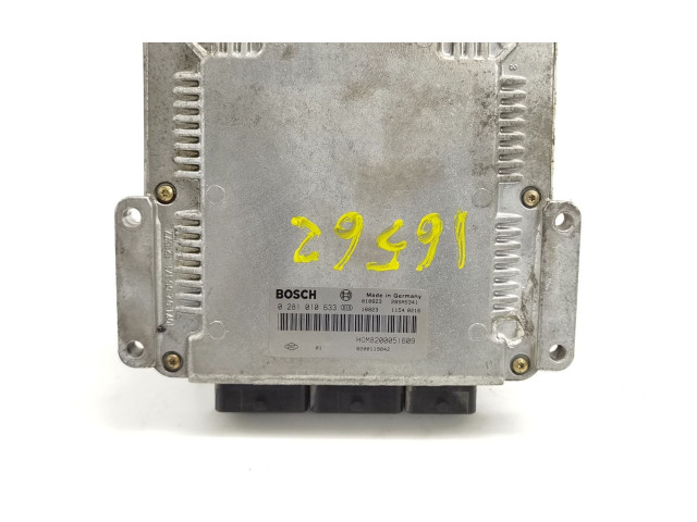 Řídící jednotka H0M8200051609, 0281010633   Renault Trafic I 2002