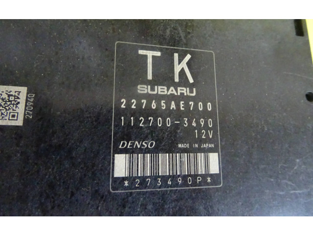Řídící jednotka 22765AE700, 112700-3490   Subaru Impreza I 2000