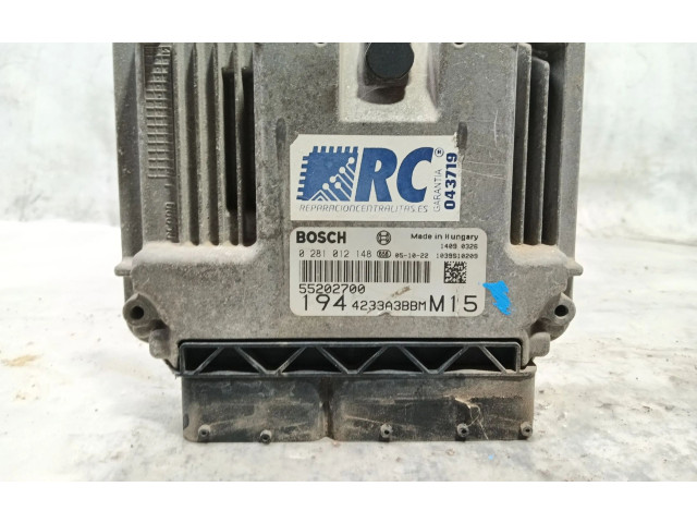Řídící jednotka 55202700, 0281012148   Fiat Croma 2006