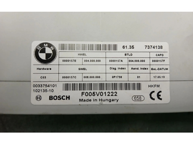 Блок комфорта 7374138, F005V01222   BMW M3   