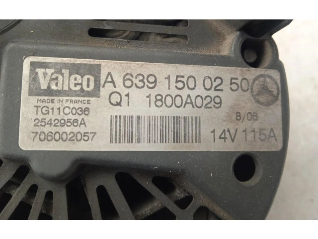 Генератор 2542956A   Smart ForFour I      