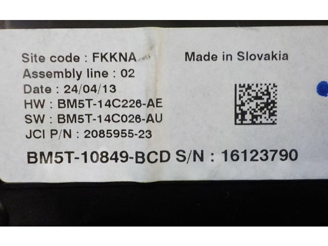 Přístrojová deska  Ford Focus C-MAX 2013 5580301, BM5T10849BCD  