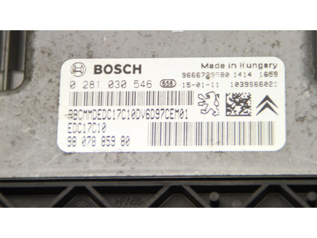 Řídící jednotka 9807885980   Peugeot 2008 I 2015