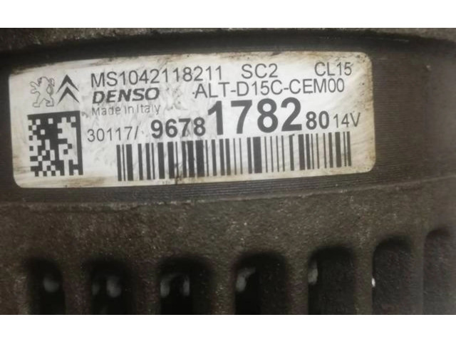 Генератор 9678178280, MS1042118211   Citroen C3 Aircross      