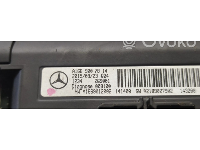 Дисплей    A1669007814   Mercedes-Benz GLE (W166 - C292)