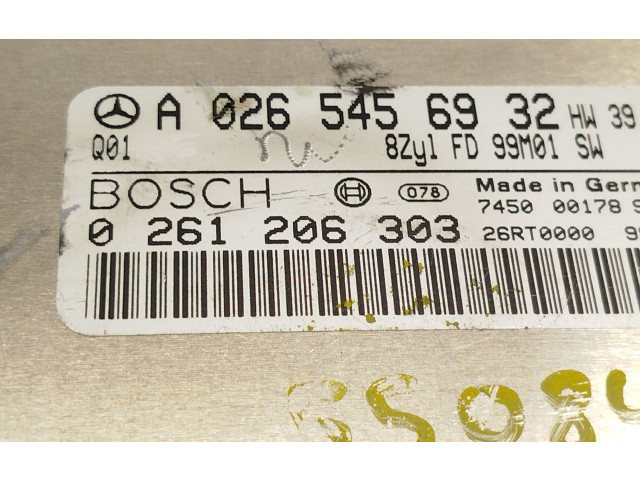 Řídící jednotka A0265456932, 0261206303   Mercedes-Benz ML AMG W164 1999