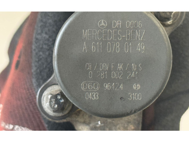 Vstřikovací lišta A6110700095, 0445214004   Mercedes-Benz E W210     