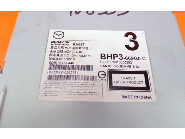 Радио/ проигрыватель CD/DVD / навигация     BHP3669G0C, BHP3669G0C    Mazda MX-3 